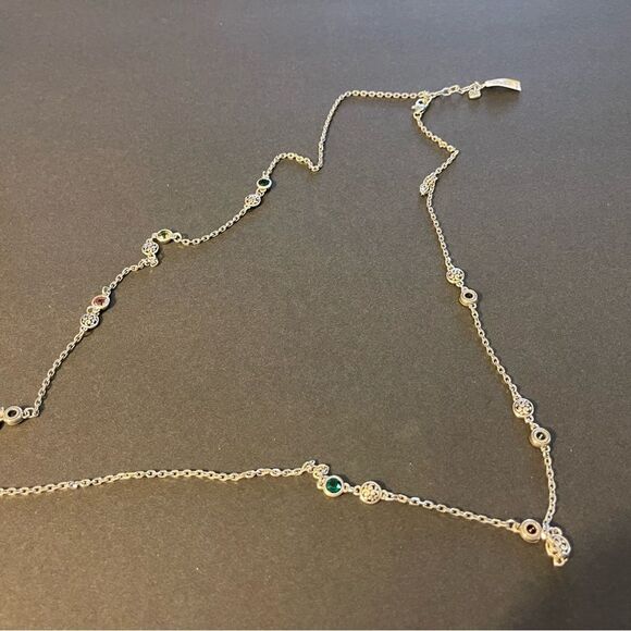 Brighton Elora Gems Dots Long Necklace NWT - Picture 5 of 8